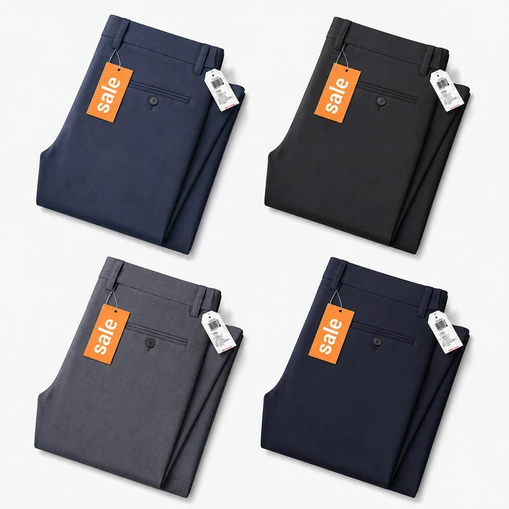👍🔥Limited-Time Promotion-Stretch Dress Pants No Iron Golf Pants