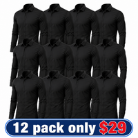 Black-12-PACK ONLY $29