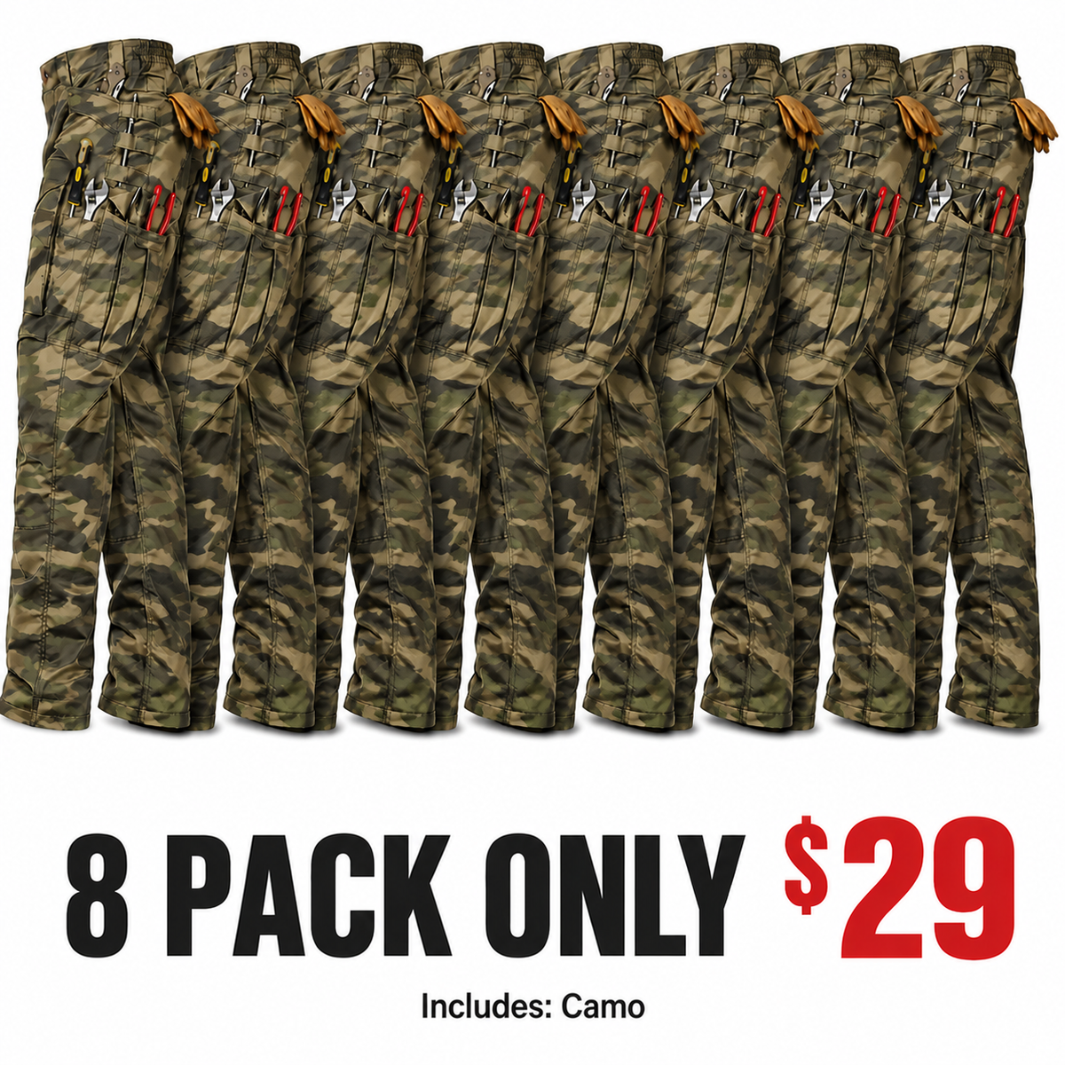 Cargo Pants,Tactical Pants for Men Stretch,Durable Ripstop EDC Work Pants for Hiking