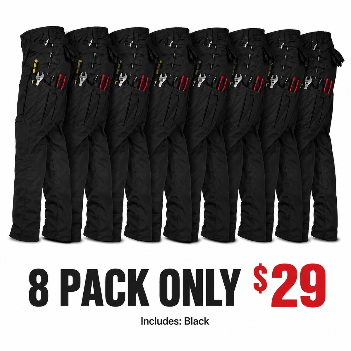 Cargo Pants,Tactical Pants for Men Stretch,Durable Ripstop EDC Work Pants for Hiking