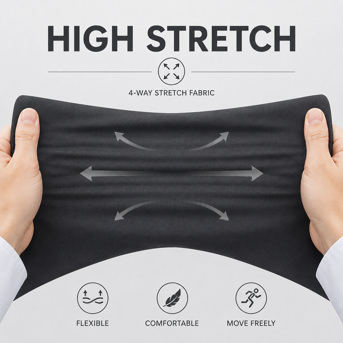 👍🔥Limited-Time Promotion-High Waisted Plicated Side Pocket Straight Leg Work Pants